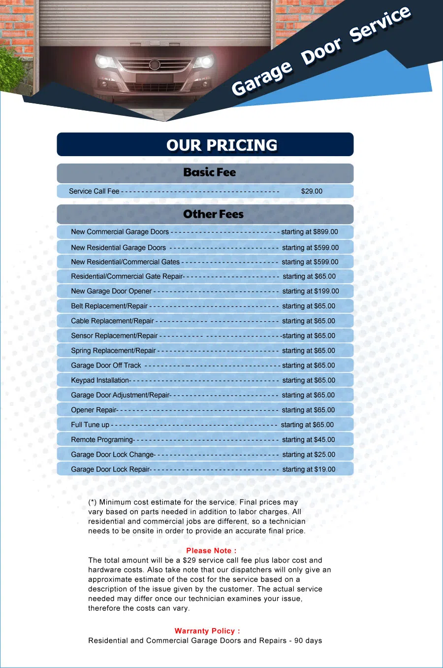 United Garage Door Whittier, CA 562-314-3473